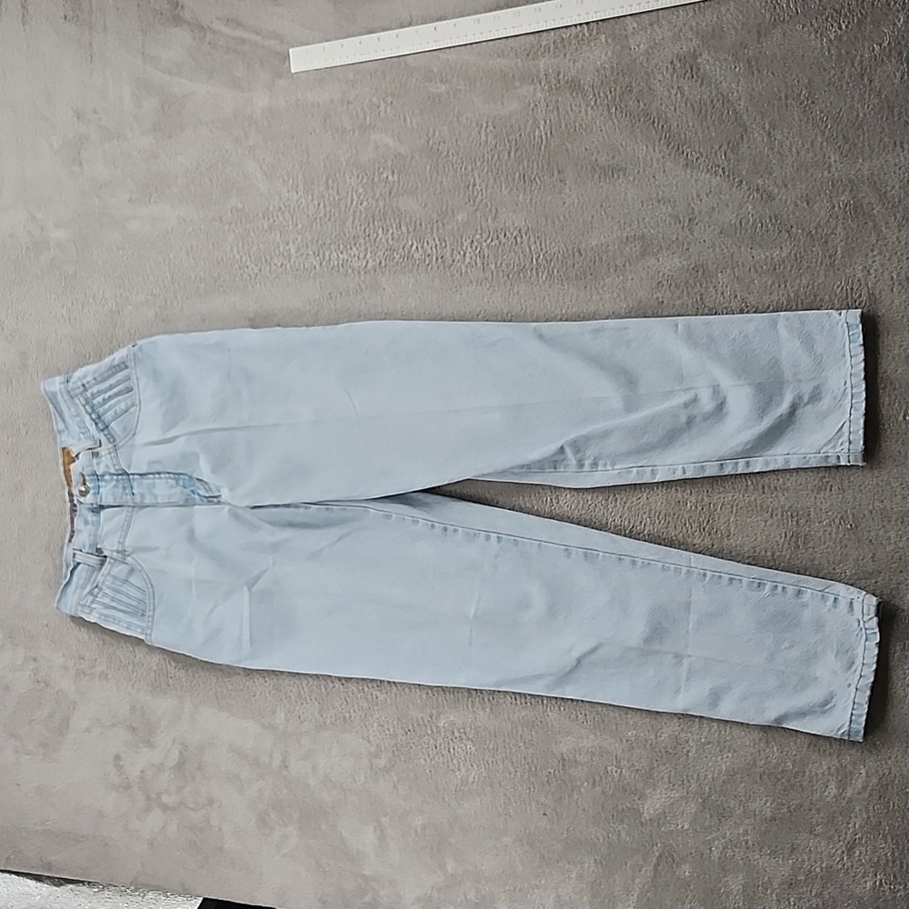 Vintage Blue Zone Jeans Women's Size 7 Braid pocket detail. High waisted